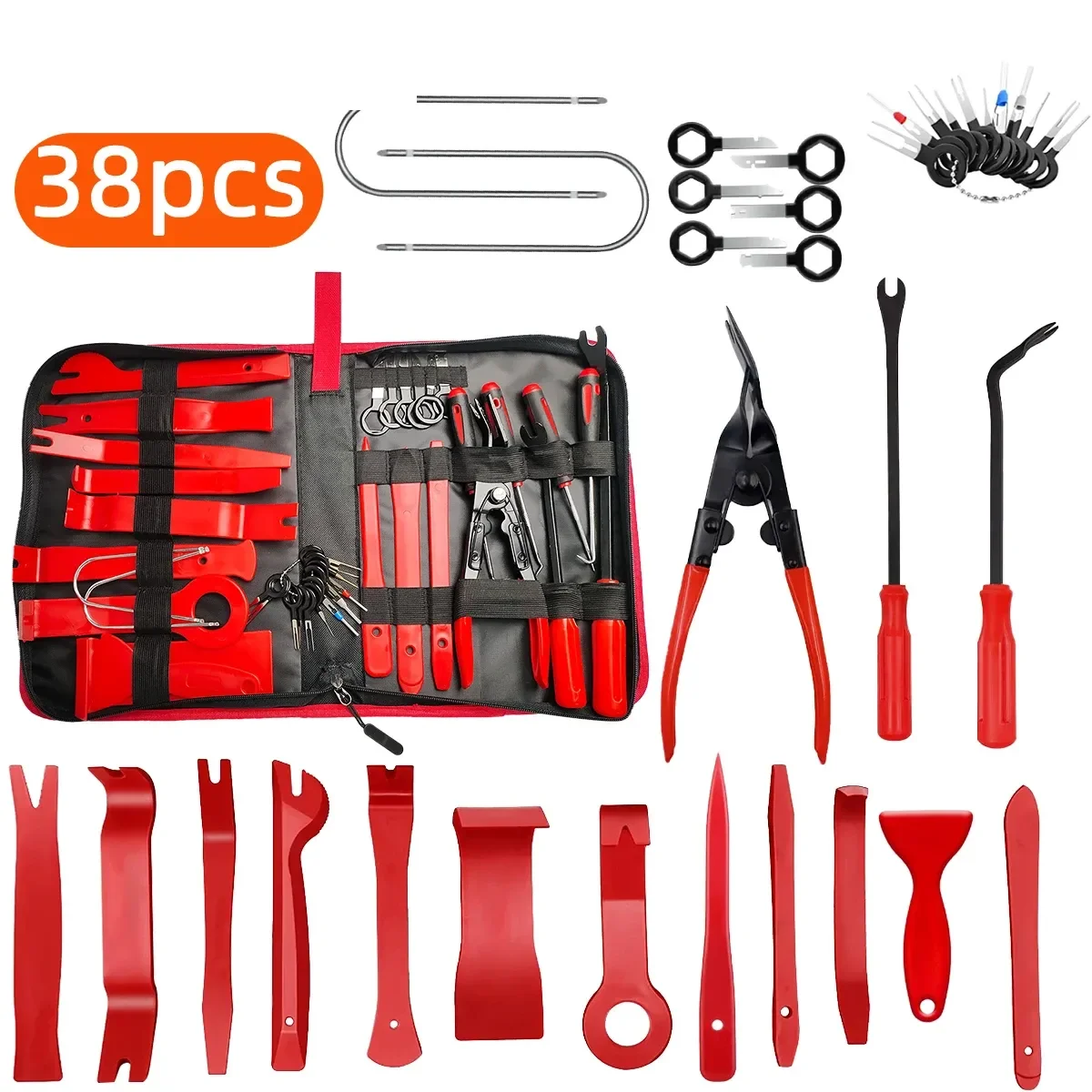 

Car Tools Car Interior Disassembly Kit Panel Trim Removal Tool Car Plastic Dismantlers Hand Complete Case Tool