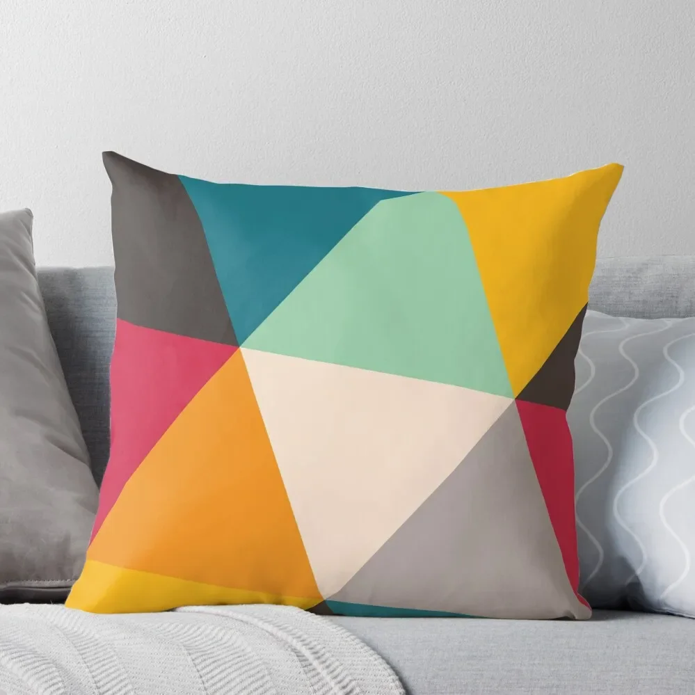 

Colourful Geometric Triangles (2012) Throw Pillow Christmas Pillow Covers Decorative pillow case