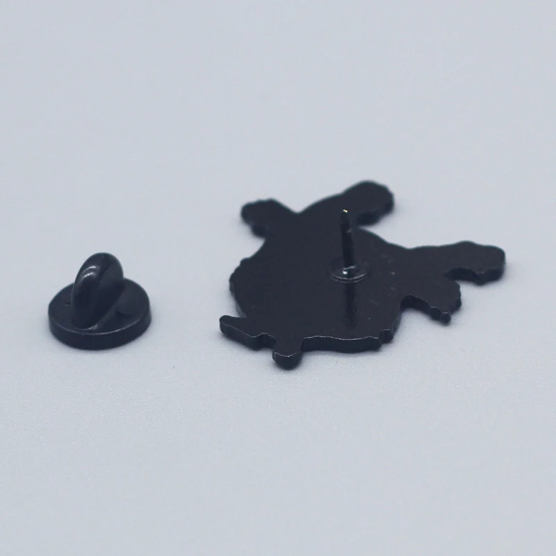 Terror Cartoon Comic Brooch  Popular Elements Drumstick Monster Enamel Pin Metal Badge Accessory Applied To Clothing Backpack