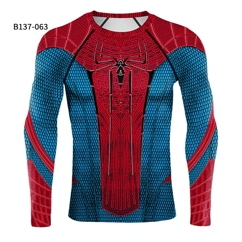 Movie Raimi Spiderman Cosplay Shirt Superhero  Fashion Sports Wear Tops Halloween Party Wolverine Men Spiderman Shirt T-Shirt