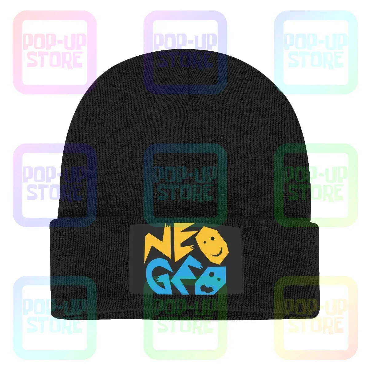 Logo Neo Geo-Aes-Cd-Mvs Neogeo Knitted Beanie Hat Beanies Cap Unisex Headwear Best Quality