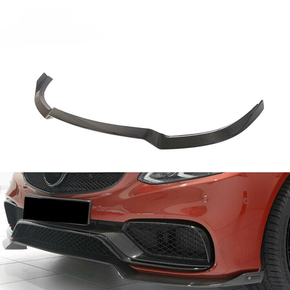 E Class E63 Carbon Fiber Car Front Spoiler for Mercedes Benz W213 E63 AMG 2014-2015