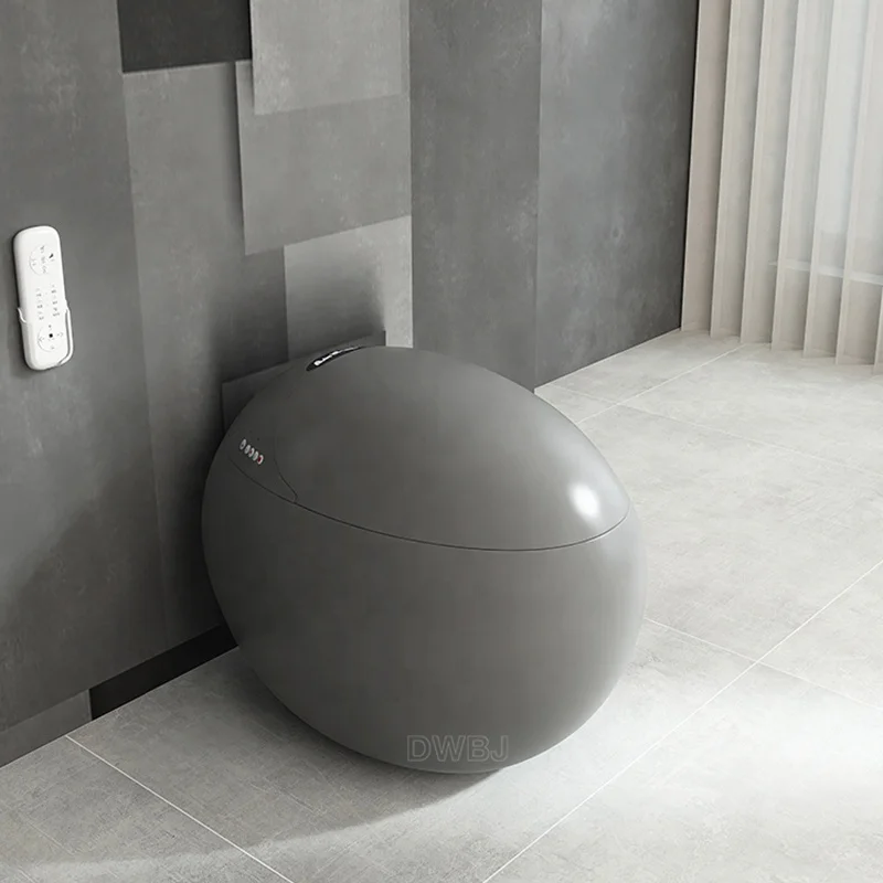 New Design Auto Sanitary Ware Bidet Egg Toilet Intelligent Toilet Automatic Flushing Bathroom Smart Toilet with Water tank