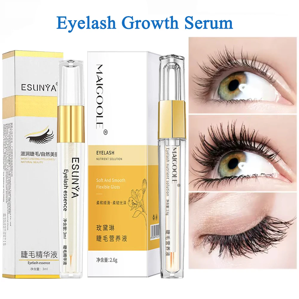 Soro de crescimento de cílios hidratante líquido intensificador de cílios alongamento maquiagem mais completa cílios cosméticos