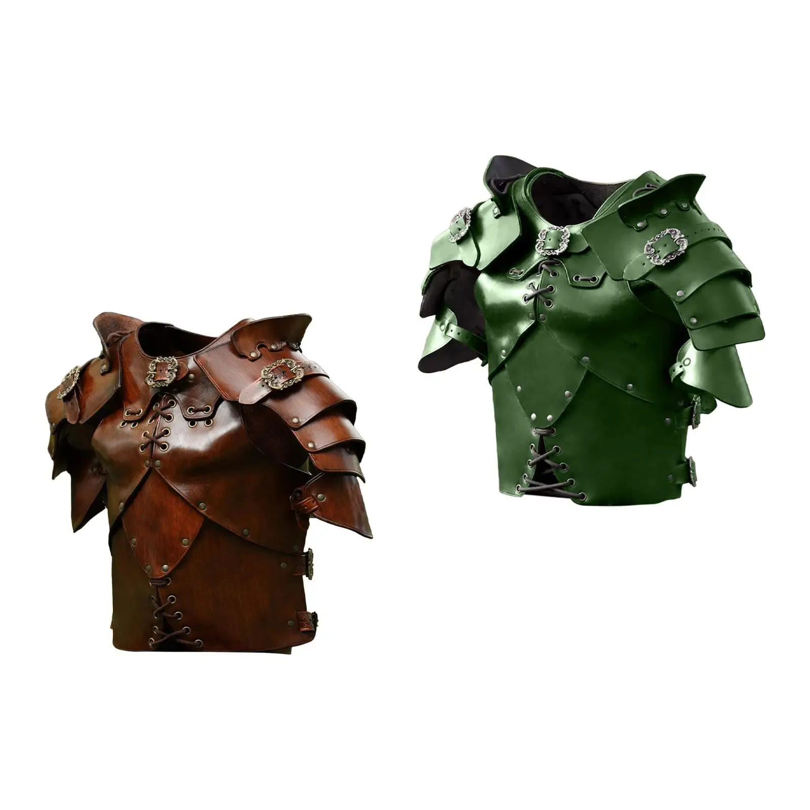 Armadura de peito medieval masculina Design retrô Armadura samurai em relevo