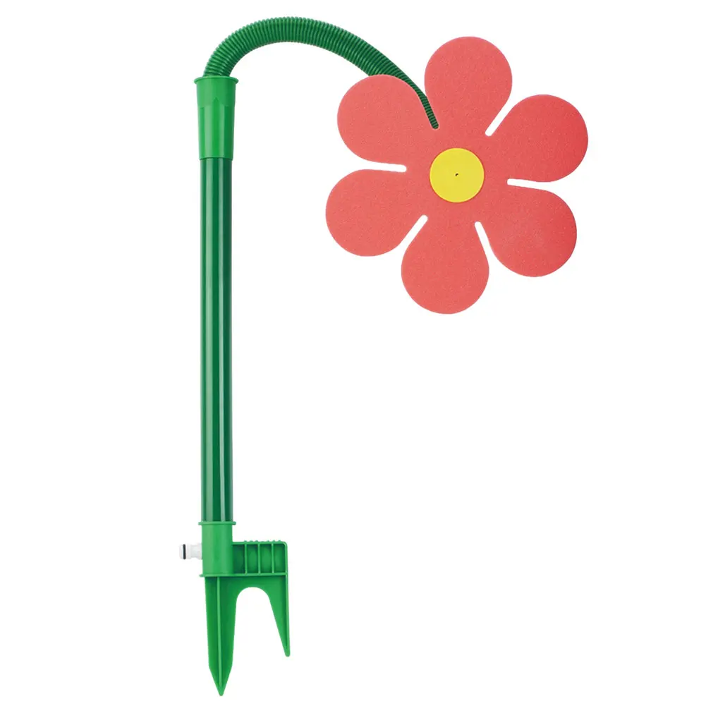 

Спринклер Crazy Daisy, вращающийся на 360°, спринклер для воды с танцующими цветами, регулируемый спринклер для газона для детей и домашних животных, играющих