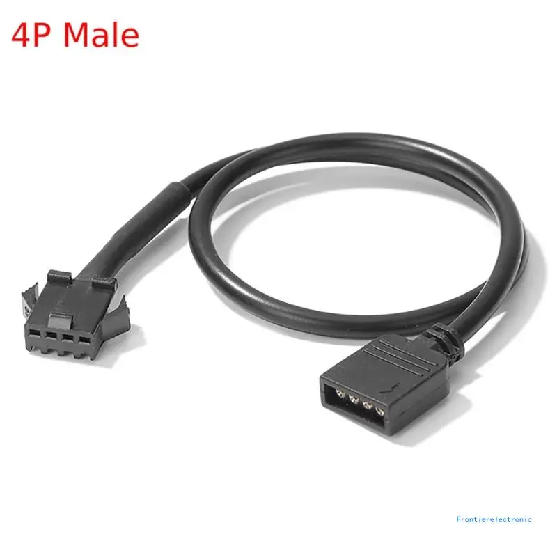 Kabel Konversi Adaptor RGB 5V 3Pin/12V 4Pin untuk DropShipping LED Motherboard Komputer PC