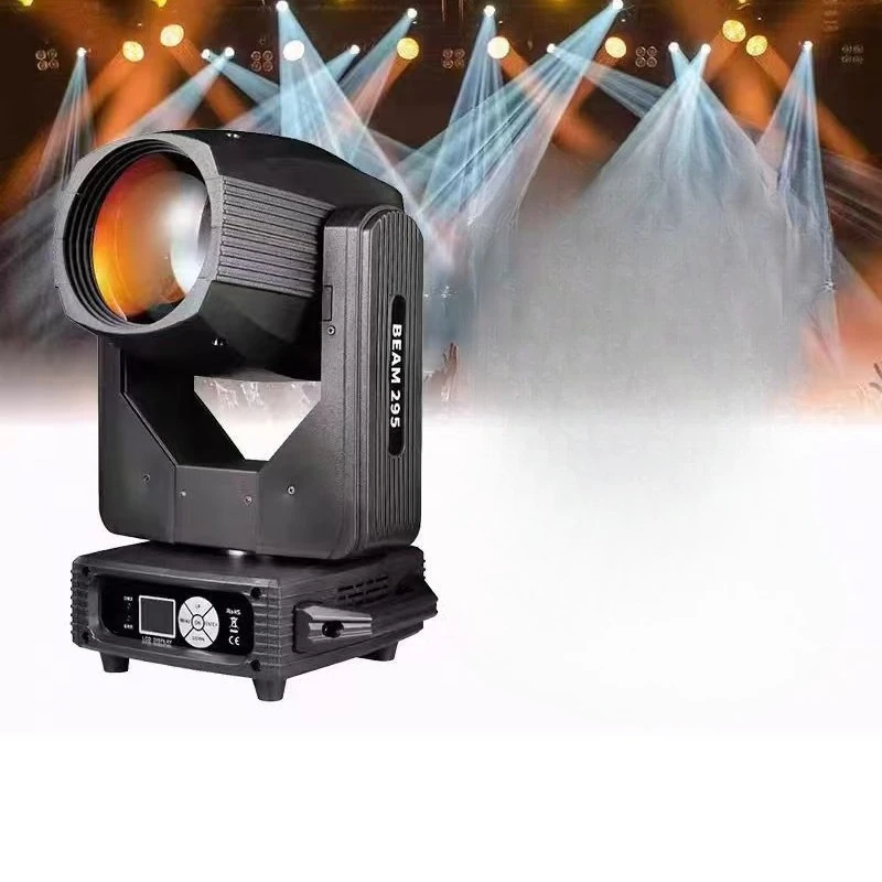 2026 Factory Wholesale 295W Moving Head Beam Light Rotating Color Pattern Dynamic Effect Stage Party Lighting Lamp