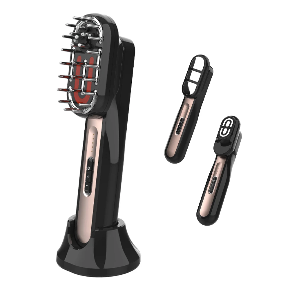 Cordless Red Light Therapy Hair Massage Comb Tonic Introduction Instrument Head Massager Scalp