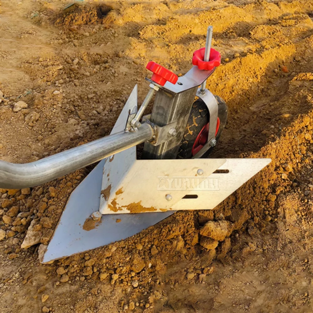 Portable Garden Loosening Soil Manual ridge Tillage Machine Handheld Agricultural Hand-pulled Plow