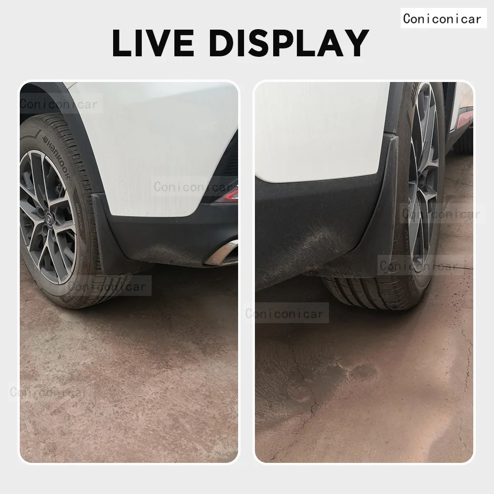 For CHANGAN CS75 Plus 2022-2024 4PCS Mud Flaps Splash Guard Mudguards MudFlaps Front Rear Fender Auto Styline Car Accessories