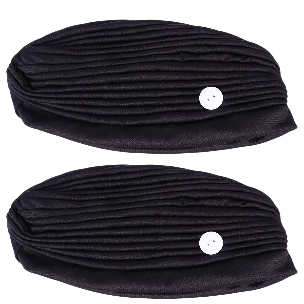 

2Pcs Head Wrap Hair Hat Button for Holding Mask Anti stripping Belt Elastic Headb Sports Beanie Sweat adsorption Photo Prop