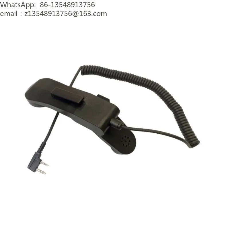 H250 PTT Handset Accessory K Plug Walkie Talkie Hand Microphone for UV5R UV82 Two Way Radio