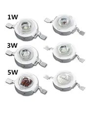 12PCS 50PCS COB LED 1W 3W 5W 3V 350MA 750MA Żarówki chipowe Lampa dużej mocy Biały Ciepły Biały Czerwony Zielony Niebieski Żółty Dobra Tajwan Chipsy