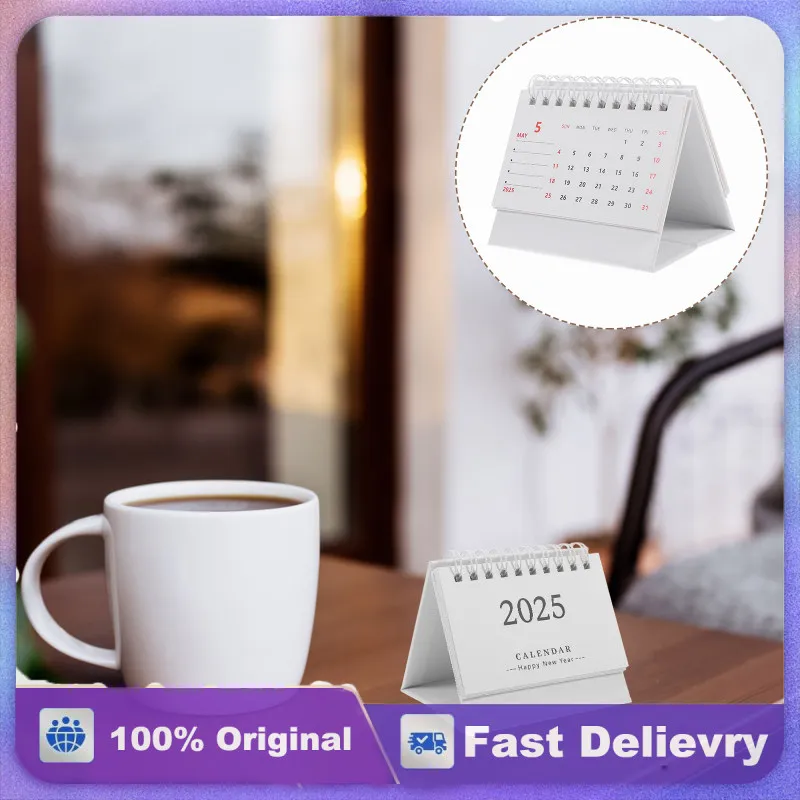 

Mini Desk Calendar Decorative Standing Daily Tear off Home Necessity Use Paper Child