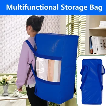 Bolsa de viaje plegable de tela Oxford impermeable, bolsa de lona de gran capacidad, bolsa a cuadros de aire, bolso para mudanzas, bolsas de almacenamiento de ropa, 158