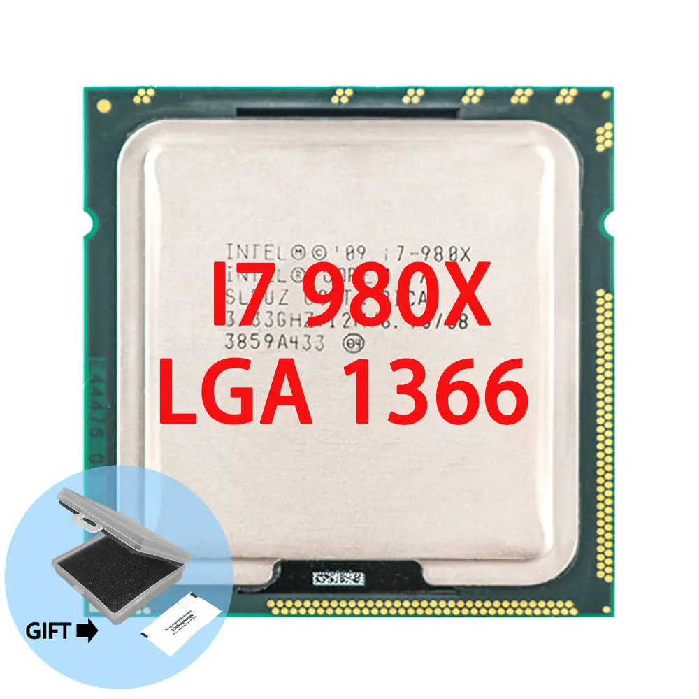 i7 980X  cpu processor 3.33GHz Six-Core LGA1366 Desktop