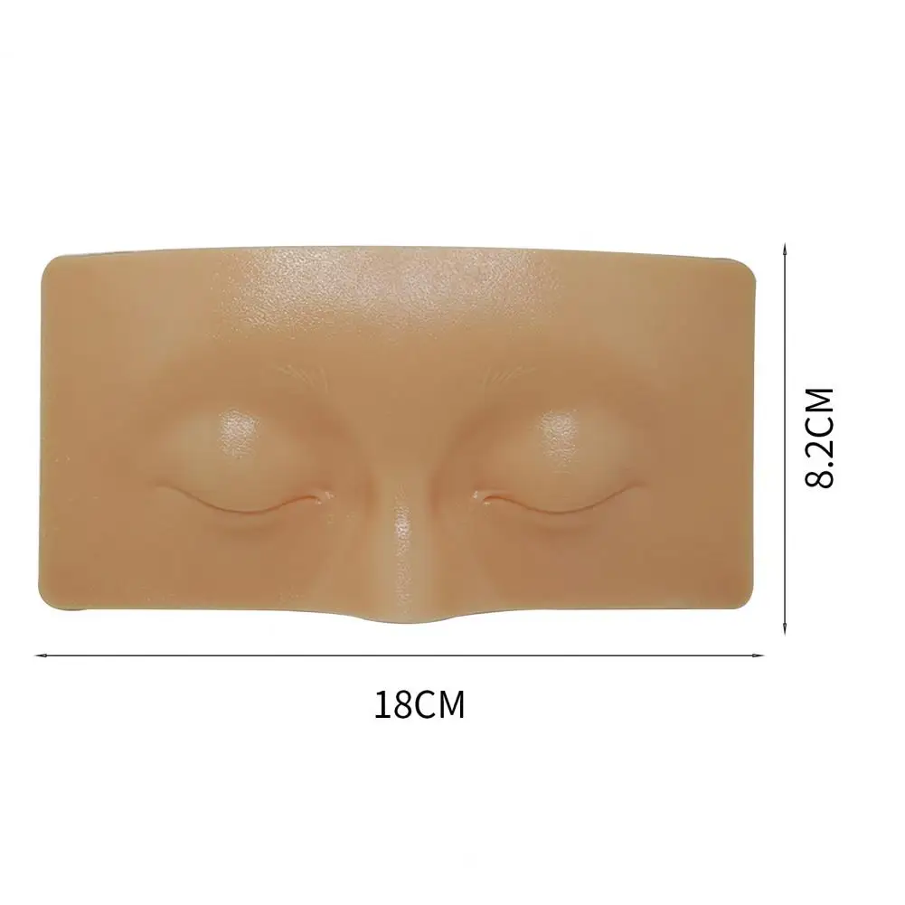 Make-up Praxis Pad Realistische Lehre Weiche Silikon Augenbrauen Lidschatten Wimpern 3D Praxis Mannequin Ausbildung Liefert