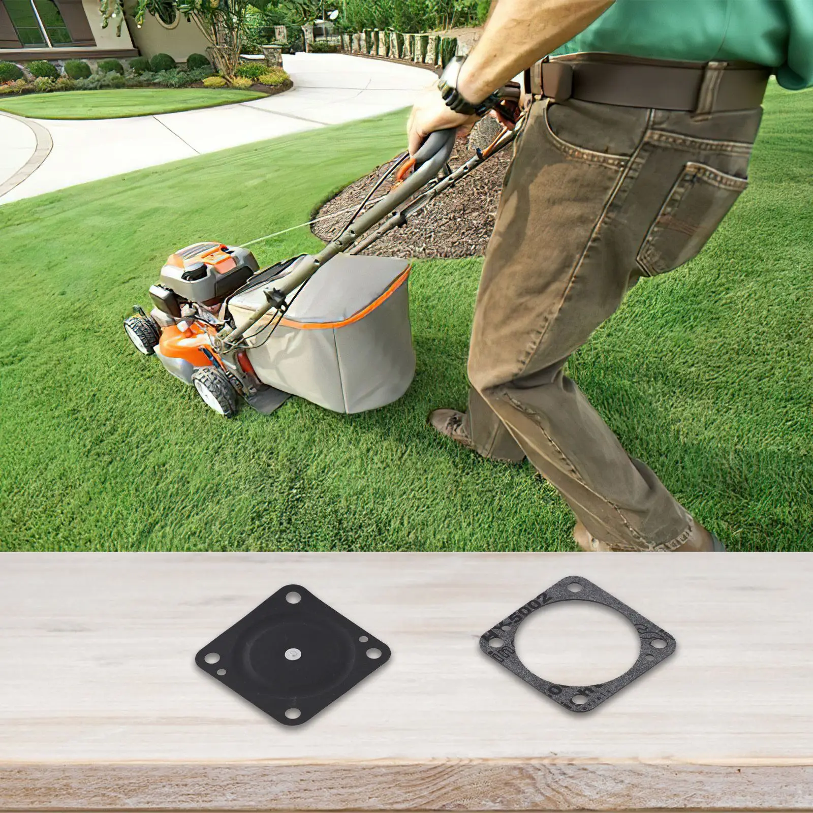 

Comprehensive Membrane Repair Kit for Wacker WM80 Engine and for33 Membrane Kit including Control Membrane and Seal