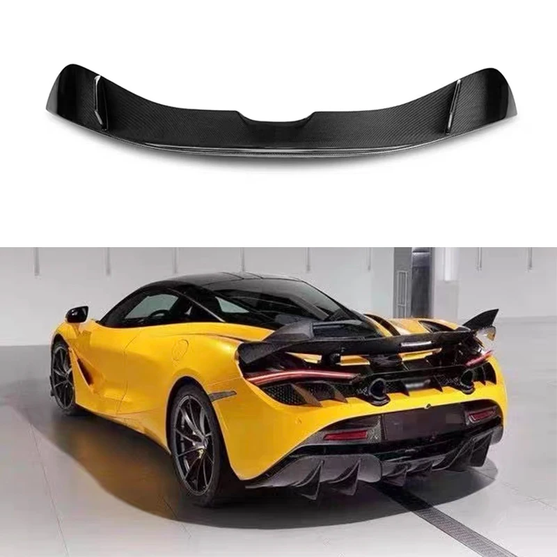 

2017-2019 McLaren 720S углеродное волокно автомобиль заднее крыло багажник спойлер обвес комплект