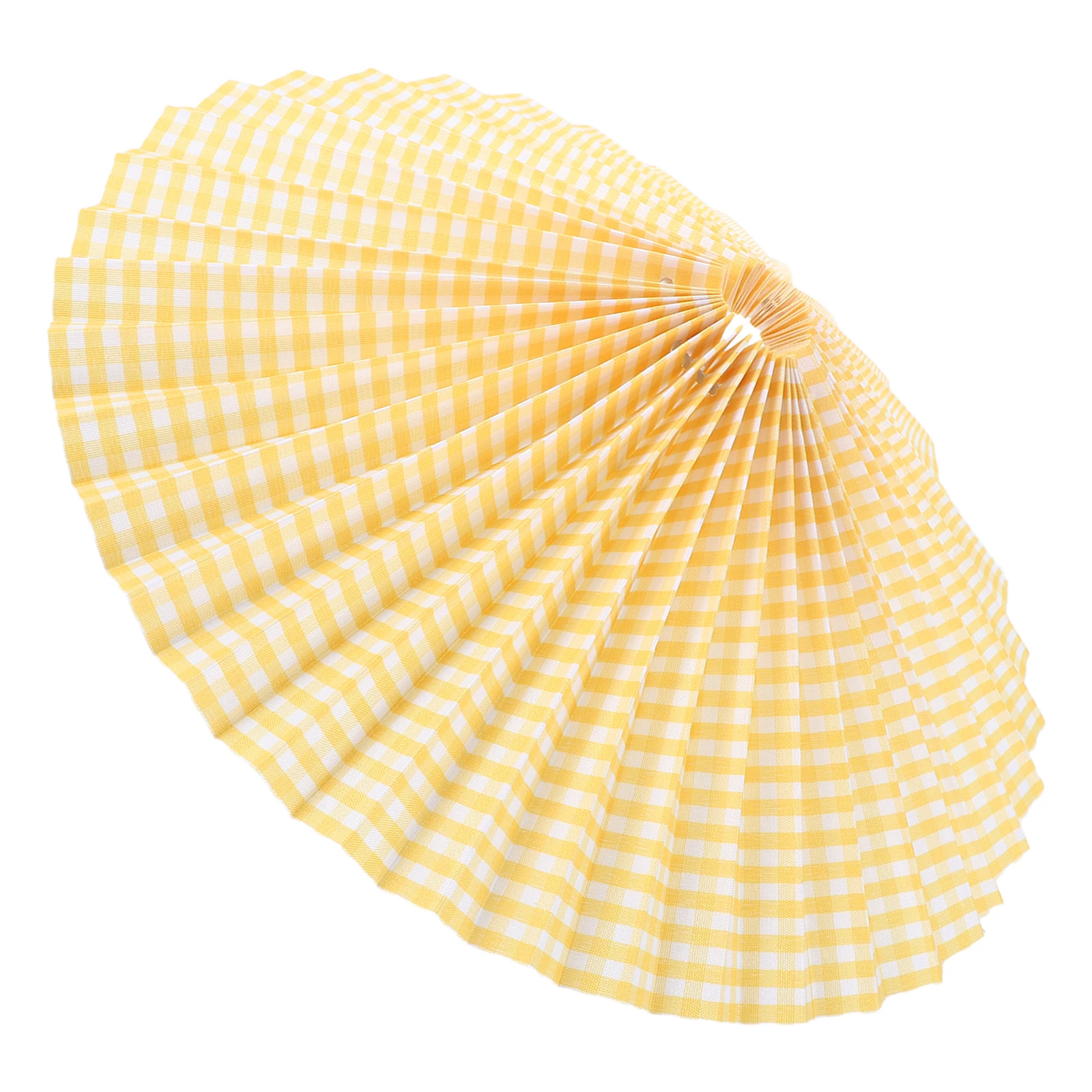 

Pleated Lampshade Fabric Shades Desk Covers Retro Replacement Adjustable Iron Frame Bedroom Living Room Lamp Covers