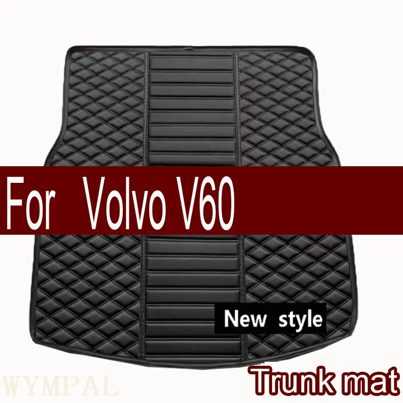 Car Floor Mats For Volvo V60 2011-2024 12 13 14 15 16 17 18 19 20 21 22 23  Car trunk mat interior Accessories