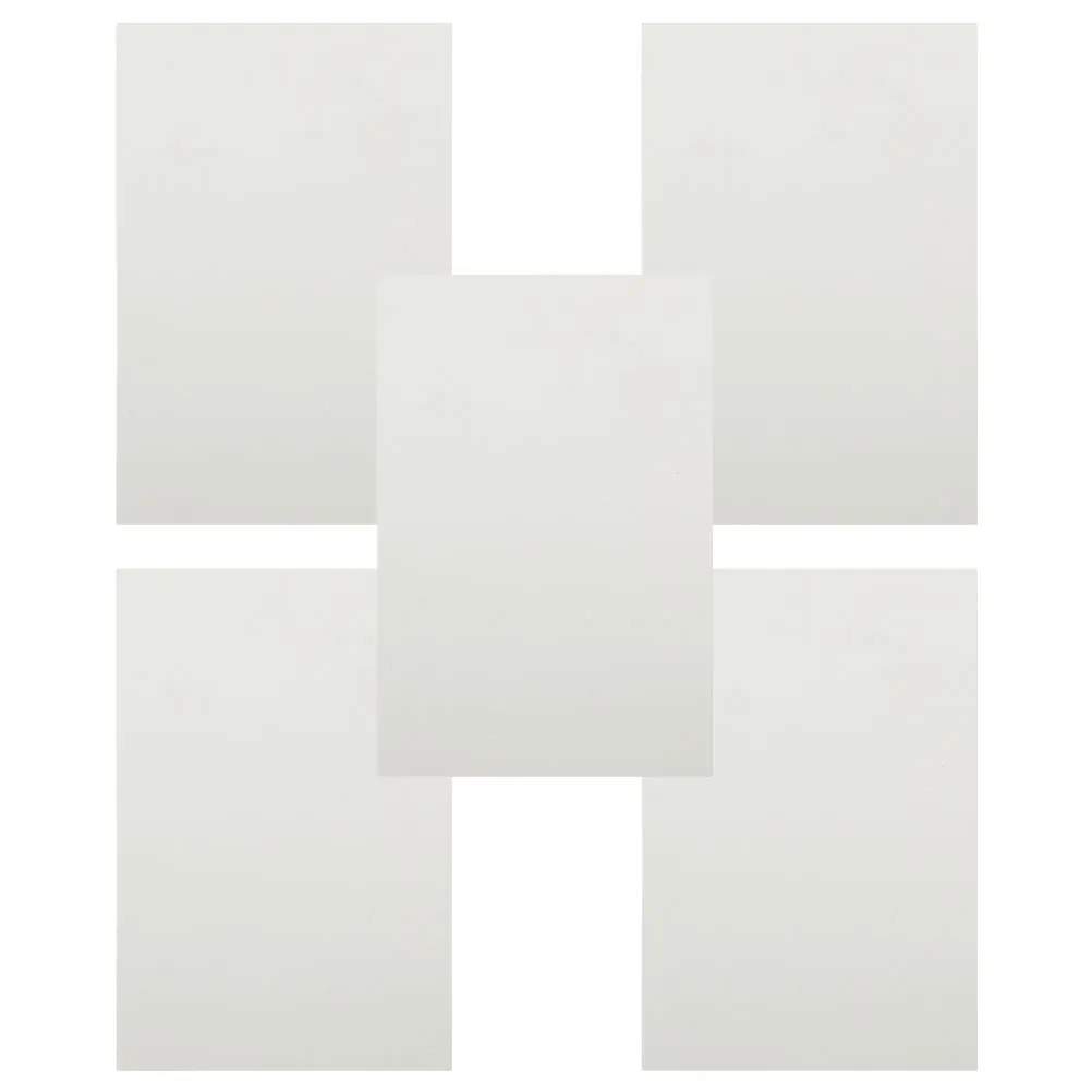 

5pcs Aluminum Blanks Metal Photo Sign Boards Smooth Rustproof Durable For Party Home Decor Diy Crafts Sublimation Sheets Metal