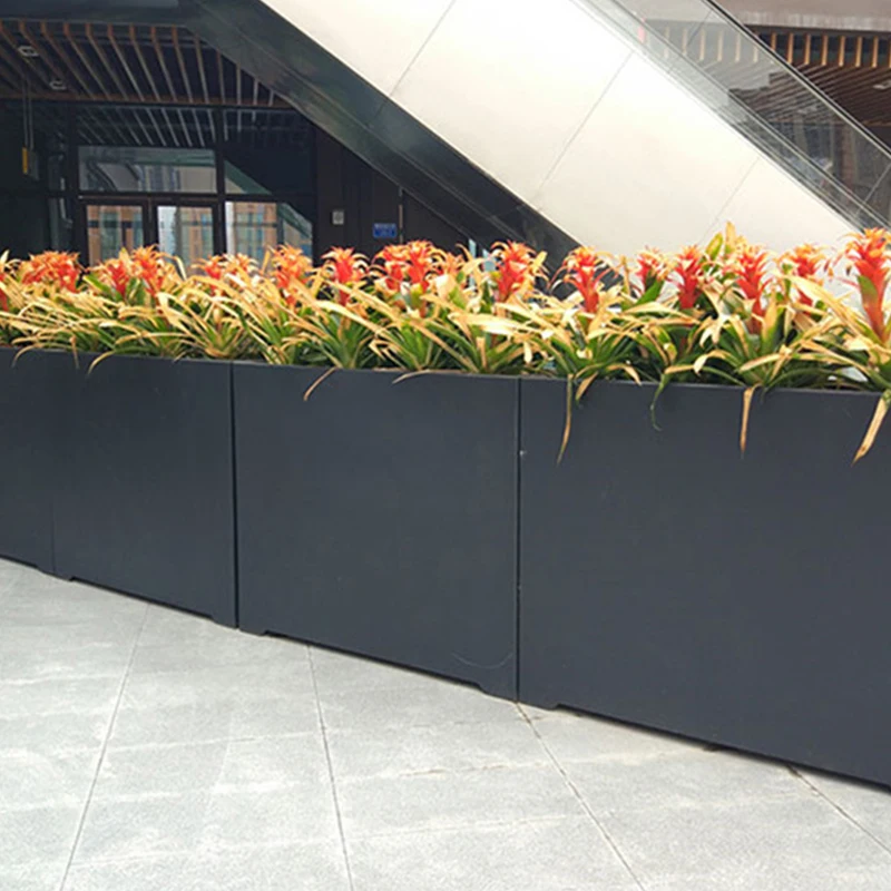 صندوق زراعة مستطيل طويل جديد احترافي 2025 في الهواء الطلق #5