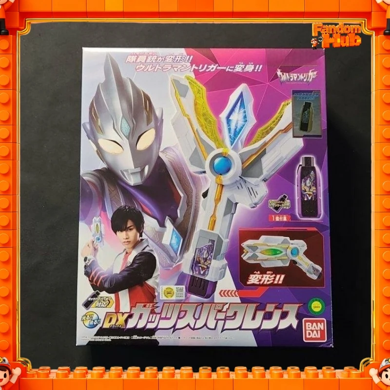 

Bandai Dx Ultraman Trigger Guts Sparklence Spark Lens Transformation Device Kengo Manaka Cosplay Prop Toy Gift