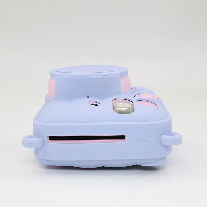 For Instax Mini13 Camera Soft Silicone Shell, Integrated Lens Dust Cover, Shock-Absorbing Drop-Proof, Can Be Used With Lanyard.