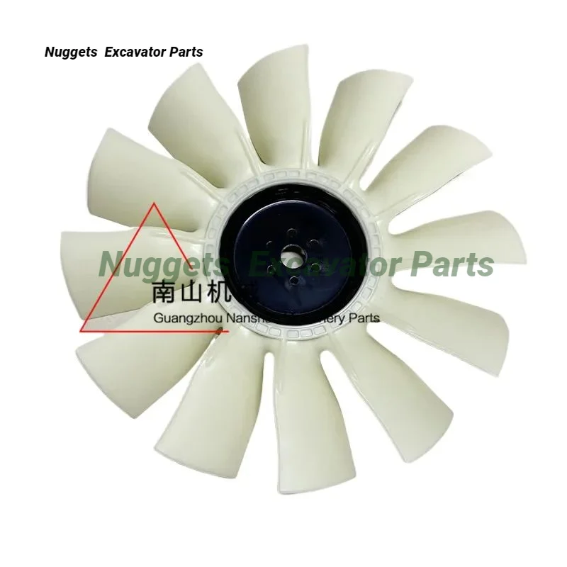 For Hitachi ZAX200/ZAX210/ZAX230/ZAX240/ZAX270-3 fan blades Isuzu 4HK1 engine fan blade excavator accessories