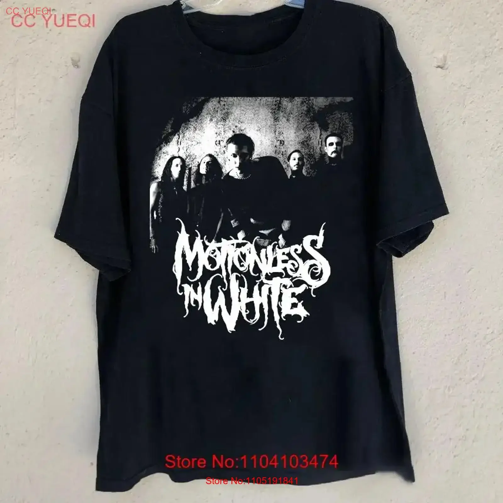 Motionless In White Band Members Full Size S 234XL T Shirt KK539 vintage Washed Versatile Unisex Slightly Breathable