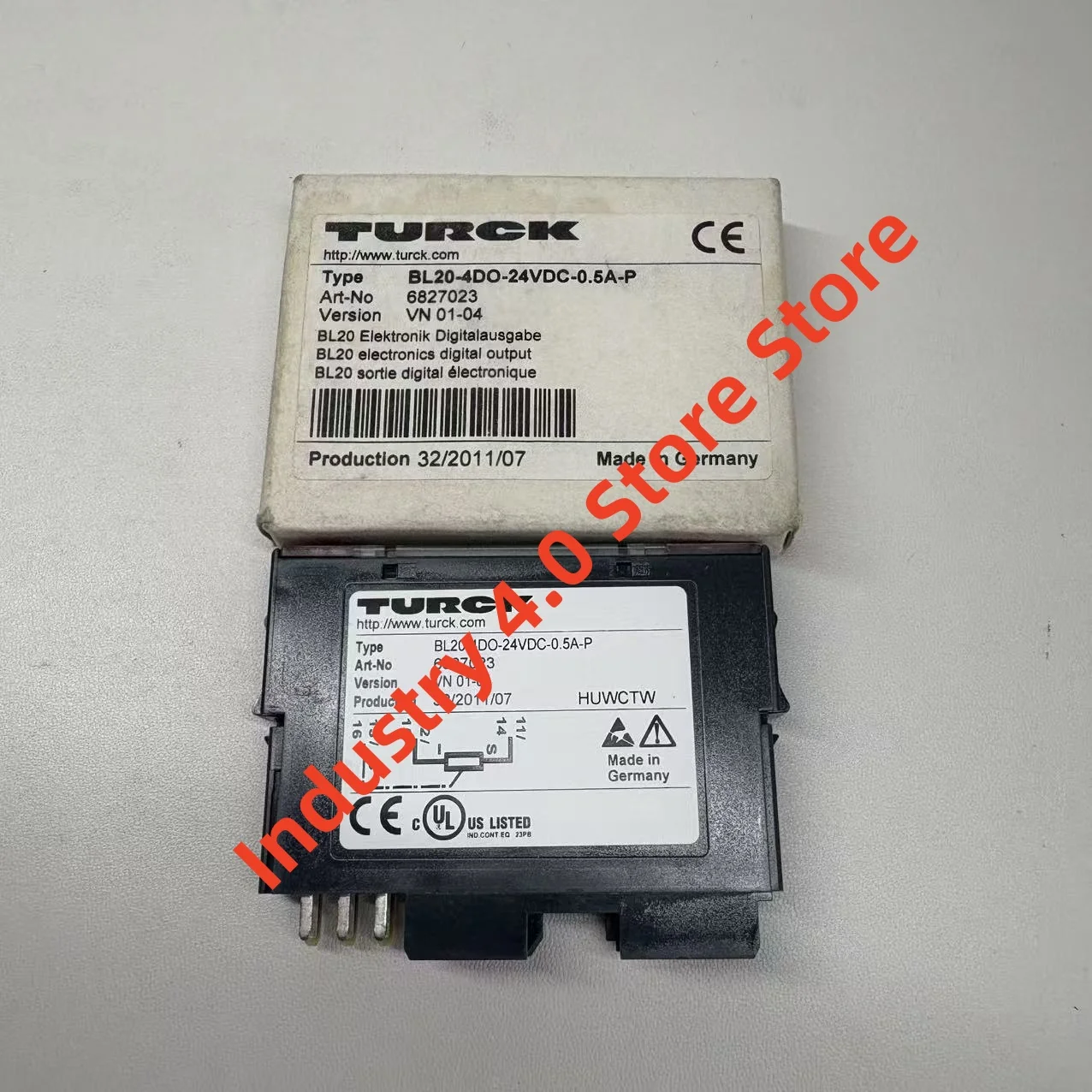 BL20-4DO-24VDC-0.5A-P 6827023 Modulo PLC 100% NUOVO