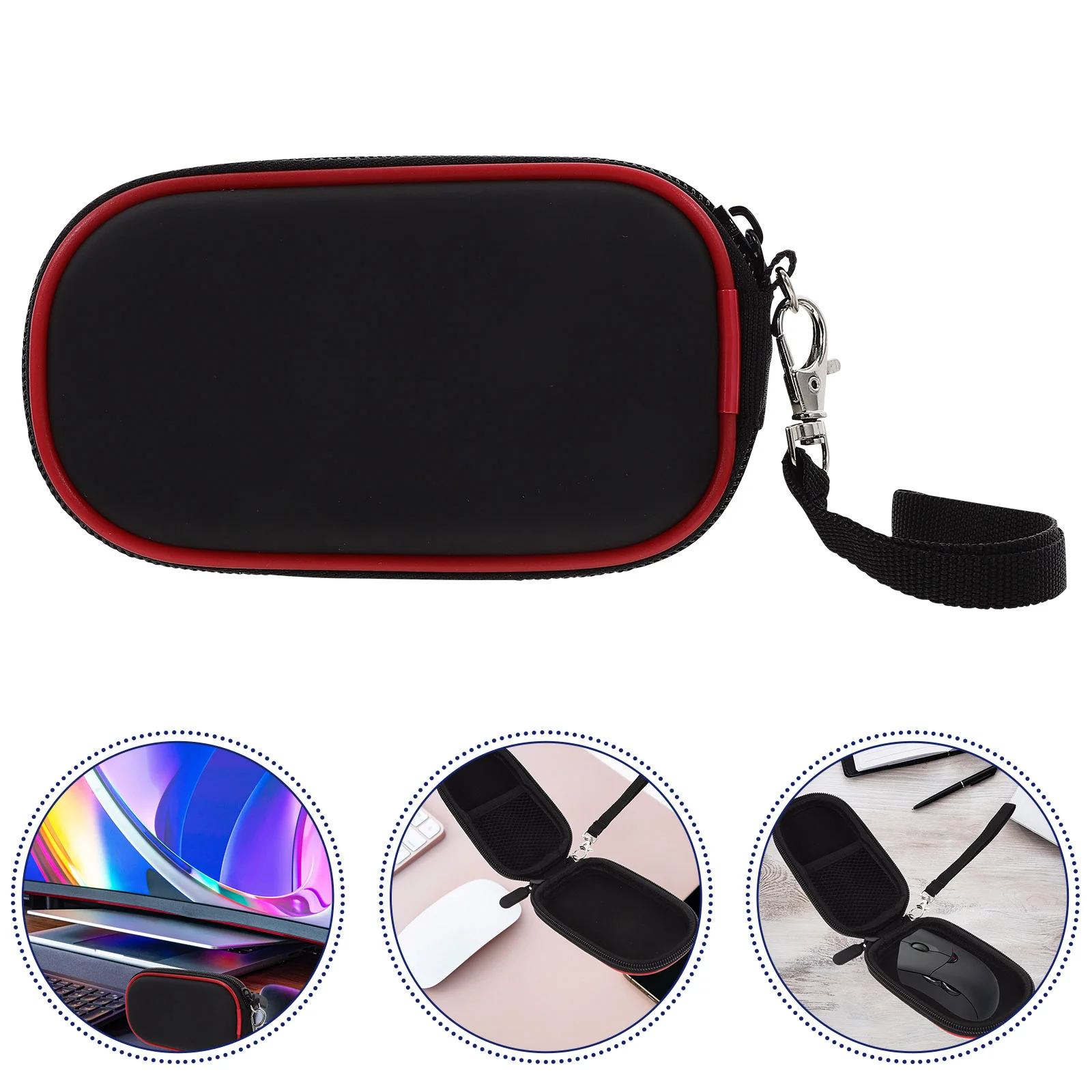 Mouse Storage Bag Wired Case Container Waterproof Wireless Pouch Travel Carry Nylon Cordless