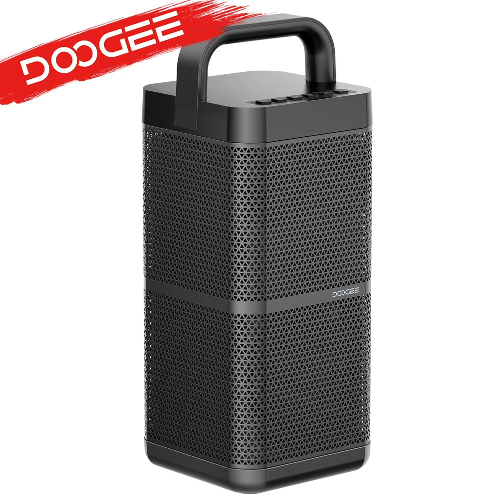 doogee tough block pro altavoz bluetooth portatil con graves potentes 130 w sonido estereo 21 resistente al agua ip66 ideal para exteriores fiestas y acampadas altavoz bluetooth portatil con
