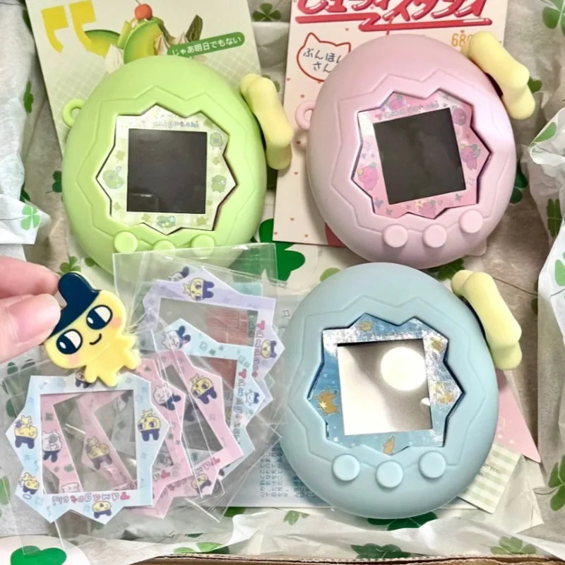 Tamagotchi Smart Paradise siliconen knopset beschermhoes meloen aardbei Tamagotchi accessoires paneel papier verzamelspeelgoed