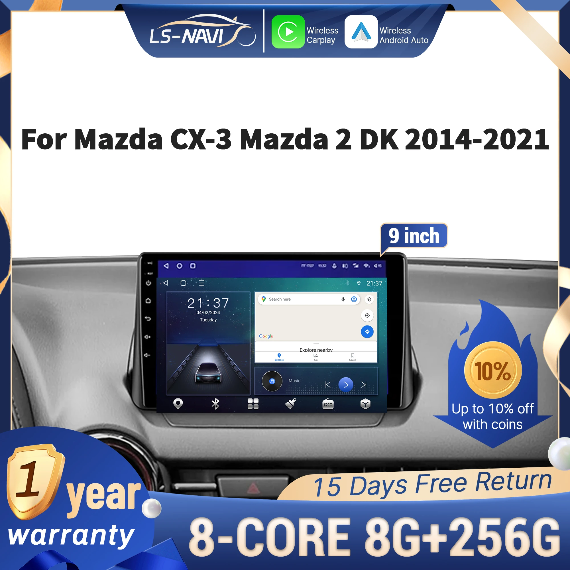 For Mazda CX-3 Mazd… - image