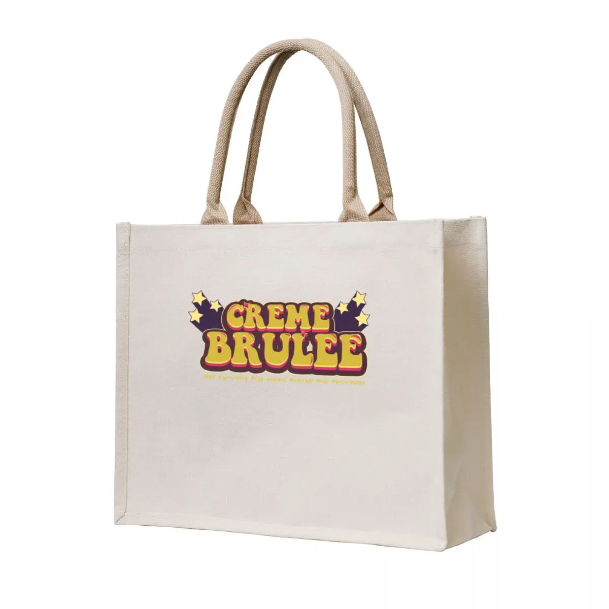 

Creme Brulee Tote Bag university shopper bag shopping bag reusable shopping