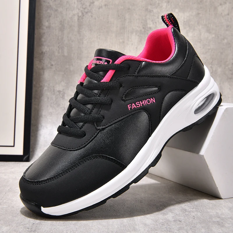 

Women's Sneakers Casual Platform Shoes Fashion Women Walking Shoes Leather Versatile Ladies Flat Outdoor Shoes Zapatillas Mujer