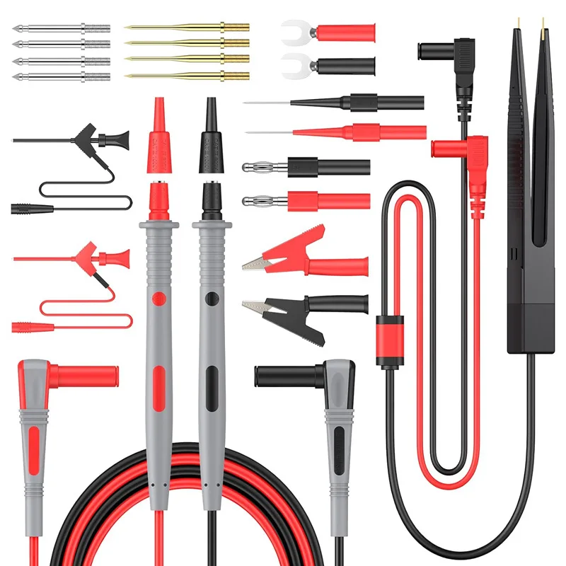

Multi functional detachable probe for multimeter probes, LCR capacitor detection tweezers, clamp pliers, probe