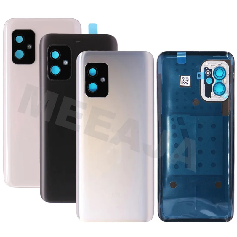 Оригинальная стеклянная задняя крышка для Asus Zenfone 8 ZS590KS, задняя крышка батарейного отсека, задняя крышка корпуса с рамкой для камеры