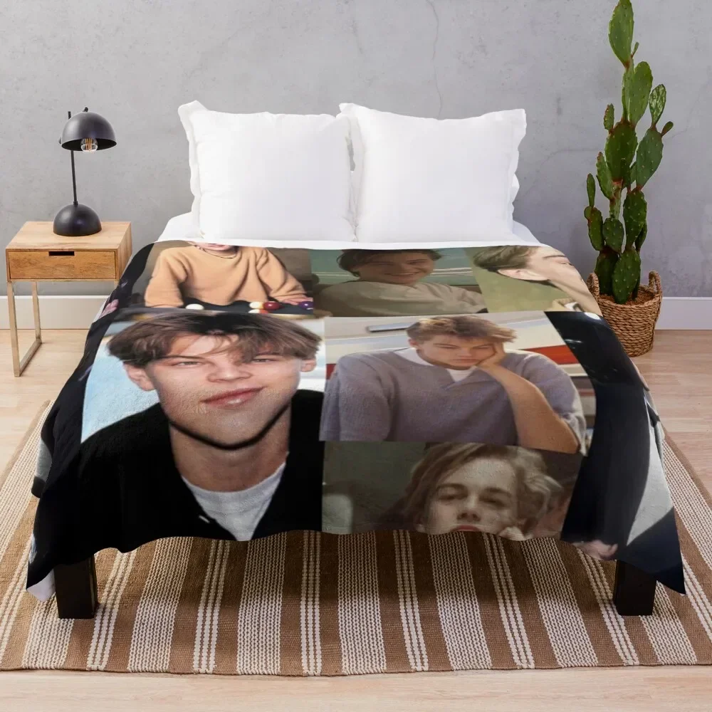 

Leonardo Dicaprio Collage Throw Blanket Decorative Sofa Quilt Comforter Soft Big Blankets