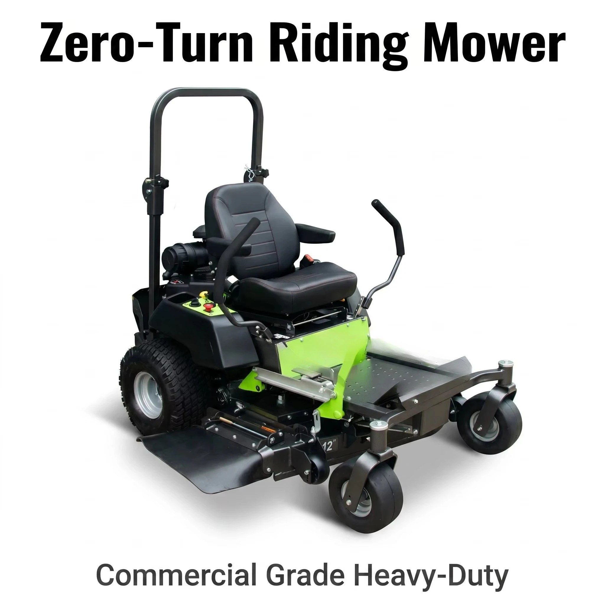 42-inch Zero-turn Riding Lawn Mower with Side Discharge Grass Collection Mulching Grass Recycling Functions DIY Industrial Grade