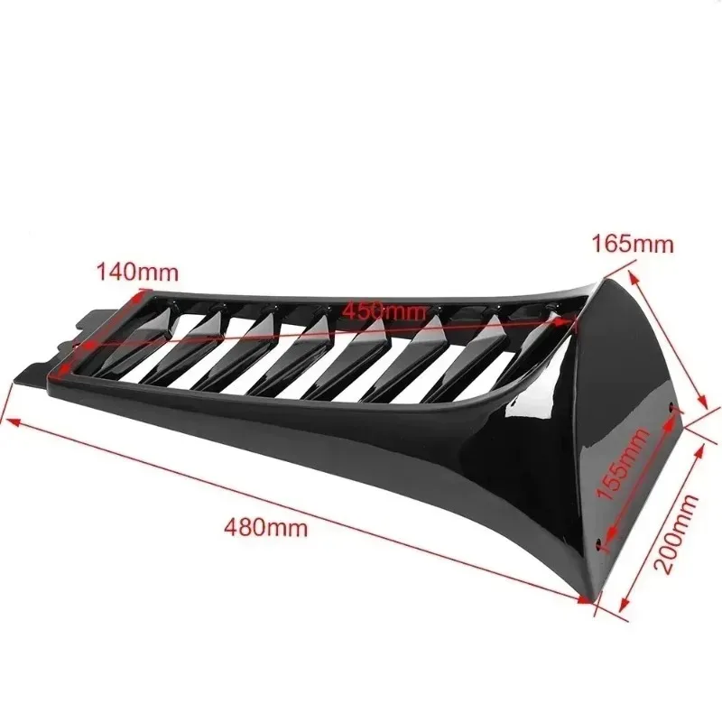 

Новинка для мотоцикла, глянцевый черный передний спойлер на подбородке, нижняя крышка радиатора, Softail Street Bob Breakout Fat Bob 2018-2020