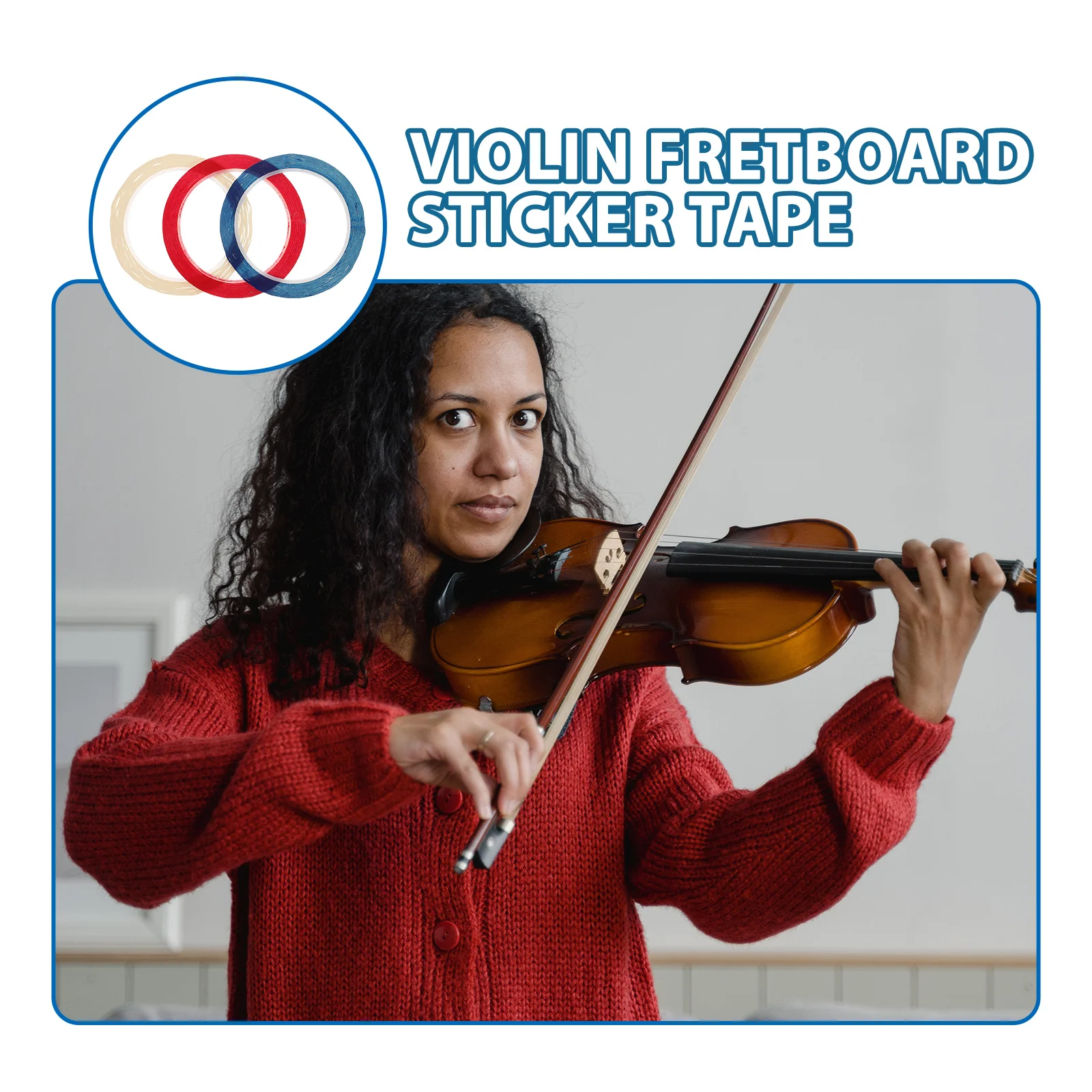 

3 Pcs Phone Sticker Tape Violin Fret Supplies Scale Decals Notes Stickers Fretboard Instrument Finger
