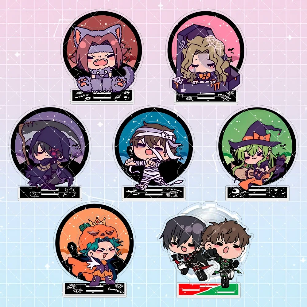 Anime Code Geass Lelouch of the Rebellion Halloween Acrylic Stand Figure Suzaku Kallen Kawaii Table Decor Ornaments Keychain