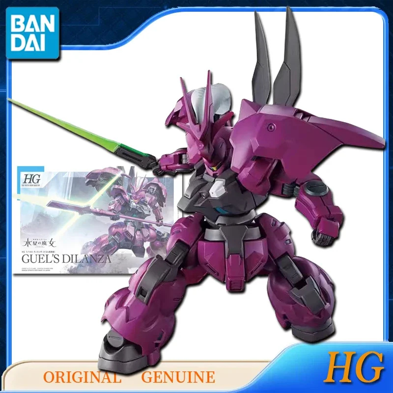 Bandai Original Genuine HG 1/144 THE WITCH FROM MERCURY GUNDAM DILANZA  Anime Action Figures Toys for Kids Gift Model Ornaments