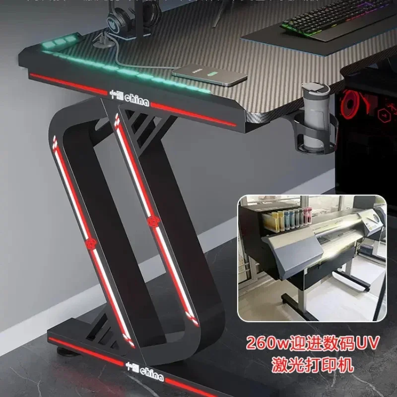 Simple Desktop Computer Desks Modern table Office Furniture Carbon Fiber Gaming Desk Home Bedroom Student Writing Desk Game Desk