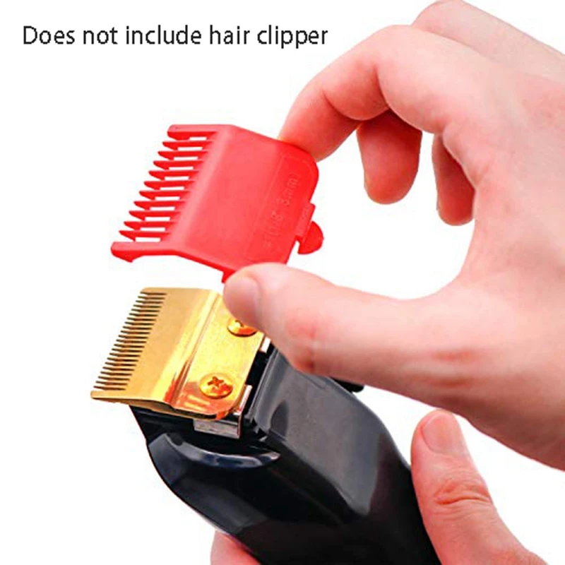 Hair Clipper Replacement Sheath 8 Colors&Size Limit Comb Accessory Guide Comb Suitable For Wahl Trimmer With Storage Box