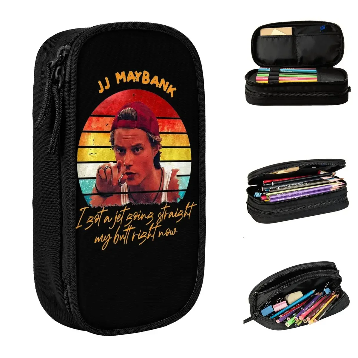 

New Outerbanks JJ Maybank Pencil Cases Pencilcases Pen Holder for Girl Boy Large Storage Bag School Supplies Gifts Accessories